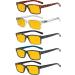 Eyekepper Classic Spring Hinge Reading Glasses - 5 Pack 0.75 Diopters Sun & Blue Light Blocking - Buy Online on GoSupps.com