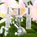 H&D Vintage Refillable Perfume Bottles - 4pcs Glass Spray Bottles | Perfect Wedding Gifts for Her - Buy Online on GoSupps.com
