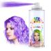 Temporary Hair Color Spray Temporary Hair Color Wax Azonbey Kids Hair Wax Dye Pomades Disposable Natural Hair Strong Style Gel Cream Hair Dye-On 1-Day Washable (#Purple)