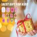 120 Pieces Christmas Children False Nails - Colorful Flower Pattern Kids Press on Nails for Nail Art Decoration - Buy Online on GoSupps.com