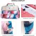 SONARIN Large Capacity Waterproof Baby Changing Tote Bag with Shoulder Strap & Changing Mat - Blue White Flowers - Buy Online on GoSupps.com