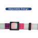Pawtitas Multicolor Cat Collar with Safety Buckle and Bell - Teal/Pink/Purple - Buy Online on GoSupps.com
