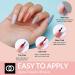 25pc Gel Nail Polish Set Nude Colours with No-Wipe Top Coat Matte Top Coat Base Coat - Soak Off UV Manicure + Pedicure Gift Set Starter Kit for DIY Nail Art + Salon Use Rain On My Parade - Buy Online on GoSupps.com