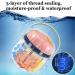GloDeals Weekly Pill Box 7 Day Portable Pill Organizer for Vitamins & Supplements - BPA Free, Moisture Proof (Pink) - Buy Online on GoSupps.com