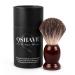 QSHAVE 100% Best Original Pure Badger Hair Shaving Brush Handmade. Real Wood Base. Perfect for Wet Shave Safety Razor Double Edge Razor