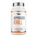 Wfn Approved Krill - Superba Boost Antarktis Krill l high -dose - 90 capsules - 1000mg krilloel per day - rich to Omega 3 EPA & DHA - without additives - produced in Germany - External laboratory test 90 pieces (1 Pack)