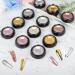 Gold & Silver Chrome Nail Powder - 12 Iridescent Holographic Colors | Metallic Mirror Effect for Stunning Nail Art - Buy Online on GoSupps.com