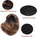 Wedding Hepburn Hair Bun Scrunchie Extension - Light Brown | Updo Chignons Wig for Wavy Curly Hair - Buy Online on GoSupps.com