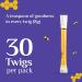 Pure Himalayan Honey Sticks - 30 Count Single Serve Honey Straws | 100% Natural & Immunity Boosting - 8.47 oz Pack | HONEY TWIGS - Buy Online on GoSupps.com
