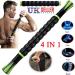 Premium Black Massage Roller & Stick for Sore Muscles Relief | International Shipping - Buy Online on GoSupps.com
