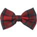 Pet Heroic Pet Dog Cat Collar with Grid Bow tie Adjustable Plaid Pet Dogs Cats Comfortable Durable Bowtie Collars for Small Medium Large Dogs Cats in 3 Styles M Red-grid - Buy Online on GoSupps.com