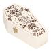 Psytfei 2Pcs Hamster Coffin DIY Unfinished Wooden Coffin Box for Small Pet Funerals Halloween Party Decoration 17.7x9.5x4.9cm(Skull Head)