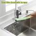 Steel Wire Brush with Scraper - Kitchen Brush with Scraper | Bathroom Scraper Brush Steel Wire Scrubber | Home Cleaning Gadgets Heavy Duty Dirt Removal Brush for Tile Sink Drains Green 3 - Buy Online on GoSupps.com