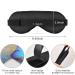 Haskirky Light Blocking Eye Mask - Adjustable Unisex Travel Accessory for Deep Sleep and Meditation - Breathable Comfort in Bright Blue - Buy Online on GoSupps.com
