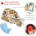 Retro Old World Map Compass Scrub Caps 2PCS - Women's Bouffant Working Hats with Ponytail Holder - Pattern 02 - Buy Online on GoSupps.com