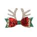 Hairstyle Hairpin Headband Girls 3" Glitter Hair Clips Christmas Hair Bows Accessories Pins for Girls Cartoon Duckbill Clips Hairgrips Headwear Hairpins For Girls (Size : 4)