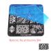 Finger Angel Nail Stamping Kit: 20 Mix Design Templates + Stamper & Scraper | Manicure Tool for Image Stamp Plates - A1-20 - Buy Online on GoSupps.com