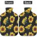 Yellow Sunflower Heat Bottle - 2L Capacity for Pain Relief & Menstrual Cramps - Buy Online on GoSupps.com