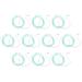 Dealmed Adult Standard Nasal Cannula – Straight with 7 ft (2.1m), Soft Green, Cannula Nasal Tubing for Oxygen, Highly Visible, Kink Resistant, Lightweight Tubing (10 Pack)