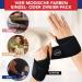 Light Wrist Bandage for Tendonitis & Carpal Tunnel - Designed by Doctors | Black Single Pack - Buy Online on GoSupps.com