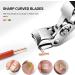Marycarrie Angled Head Nail Clippers with Catcher for Men & Women - Professional Acrylic Toe Nail Clippers for Thick Toenails Heavy Duty Nail Cutter Ergonomic Design & Anti-Splash for Seniors - Buy Online on GoSupps.com