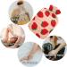 Naanle Strawberry Plaid Hot Water Bottle - 2L Large Transparent Design for Pain Relief & Warmth | Ideal for Bed Hands & Feet Therapy - Buy Online on GoSupps.com