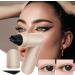 Uonguon Eyeliner Stamp Double Tip Waterproof Makeup Pen 2ml Smudge Resistant Winged Eyeliner Lightweight Long Lasting Design Ideal for Women Travel Outdoor Home School Black - Buy Online on GoSupps.com