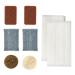 Bafnsiji Reusable Washing Up Sponge Set Cleaning Scourer Pads Reusable Sponge Set Non Scratch Scourers Tea Towels Kitchen Towels Dish Sponge Set for Kitchen 8PCS