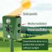 Waterproof Cat Repellent Ultrasonic Cat Repellent Ultrasonic Dog Chaser Solar Powered Animal Scarer Repellent for Garden USB Charge Flashing Lights Outdoor - Buy Online on GoSupps.com
