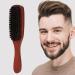 Sonew Bartbrush for men men's brush with wild boar bristles portable wooden beard professional bare comb for hairdressing salon gifts for men