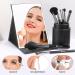 DUcare Portable Folding Makeup Mirror - Large Black | Vanity Mirror with Stand - Buy Online on GoSupps.com
