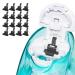 FireAnt 16 Pack Silicone Salt Pods Refills for Navage Nasal Care Reusable Silicone Refills Replacement Accessories for Saltpods Capsules Easy Operation - Black