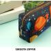 LParkin Canvas Pencil Case - Space Theme (Blue) | Stylish & Durable | International Shipping Available - Buy Online on GoSupps.com