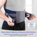 Professional Adjustable Lumbar Support Orthosis for Lower Back Pain Relief - Waist Wrap Girdle with Spring Stabilizers for Injuries Herniated Disc & Sciatica - Blue XX - Buy Online on GoSupps.com