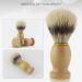 Perfect Flower Razor Brush - High-Quality 100% Real Roof Hair Shaving Brush with Wooden Handle for Wet Shaving - Buy Online on GoSupps.com