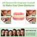 DIY Denture Kit - Top & Bottom Fake Teeth with Comfort Fit for Everyday Use Natural-Looking Emergency Replacement Solution (Universal Sizing)-TT09 Green PRO - Buy Online on GoSupps.com