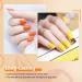 Angmile Fall Gel Nail Polish Set - 6 Colors Orange Red Gold Kit for Halloween & Thanksgiving - Buy Online on GoSupps.com