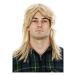 ALLAURA - Garth Wig Mens Mullet Wigs Dark Blonde 80s Costumes - Mens Mullet Wig Merica Blonde Brown Joe Dirt Costume Dark Blonde Wig