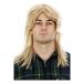ALLAURA - Garth Wig Mens Mullet Wigs Dark Blonde 80s Costumes - Mens Mullet Wig Merica Blonde Brown Joe Dirt Costume Dark Blonde Wig