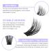 Premium 3D Individual Eyelashes 60p/80p - DIY Cluster Eyelash Extensions D Curl Fluffy Styles (12-16mm) - Perfect for Home Use - Buy Online on GoSupps.com