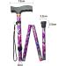 BeGrit Folding Walking Stick for Women - Adjustable & Lightweight Mobility Aid in Purple - Buy Online on GoSupps.com