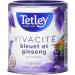 Tetley Clarity Blueberry Ginseng with Ginkgo Herbal Tea - 20 Tea Bags 40 Grams Naturally Caffeine Free BlueberryGinseng - Buy Online on GoSupps.com