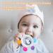 Shop Cldy Baby Teething Ring - Rudder Grasping Toy & Teething Aid for 3+ Months | 12 Cards 24 Patterns Rotating Fidget Spinner - Ideal Nursing Accessories - Buy Online on GoSupps.com