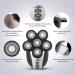 Upgrade 6D Electric Razor for Men 5 in 1 Bald Head Shavers for Men Electric Razors Waterproof Bald Head Shaver Cordless Electric Shavers Rotary Shavers Rechargeable Shavers for Men 6D Gray - Buy Online on GoSupps.com