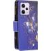 VQWQ Mobile Phone Case for Redmi Note 12 Pro & Xiaomi Poco X5 Pro - Leather Wallet with Zipper & Card Holder - Butterfly 2 Design - Buy Online on GoSupps.com