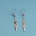 Vintage Silver Feather Dangle Earrings | Boho Charm Jewelry for Women & Girls - Buy Online on GoSupps.com
