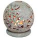 GURU SHOP Indian scented potpourri container made of soapstone tealight - ball flowers cream-white 8.5x8x8 cm fragrance lamps & oil lamps