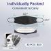 Medtecs KF94 Mask - 30 PCS - Korean Imported Filter - Individually Wrapped - Black - Breathable Safety Mask - Buy Online on GoSupps.com