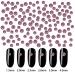 WOKOTO 1620-Piece Purple Nail Rhinestones Kit for Women | Flat Back Crystals for Nail Art, Acrylic Nails, and Eye Gems - Buy Online on GoSupps.com