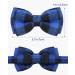 Personalized Breakaway Cat Collar with Bow Tie & Bell - Blue | Stainless Steel ID Tag Engraved | Name & Phone Number | 1 Pack - Buy Online on GoSupps.com